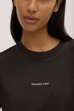 Assembly Label - Womens Atelier Logo Tee, Washed Black
