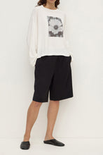 Assembly Label - Flora Wide Long Sleeve Tee, Antique White