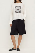 Assembly Label - Flora Wide Long Sleeve Tee, Antique White