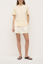 Assembly Label - Womens Organic Base Tee, Butter