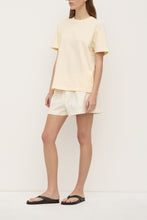 Assembly Label - Womens Organic Base Tee, Butter