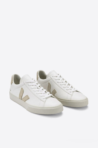 Veja - Campo ChromeFree Leather Sneaker, Extra White Almond Suede