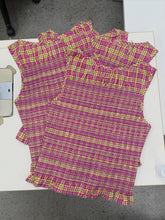 Ruby - Anastasia Tank, Pink Yellow Tartan