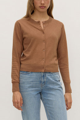 Assembly Label - Semra Cotton Cashmere Cardigan, Fawn