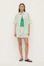 Assembly Label - Agnes Stripe Short, Butter / Bright Green