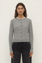Assembly Label - Benny Knit Cardigan, Grey Marle