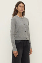Assembly Label - Benny Knit Cardigan, Grey Marle