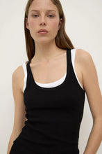 Assembly Label - Charlie Rib Tank, Black