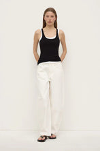 Assembly Label - Charlie Rib Tank, Black