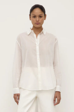 Assembly Label - Ida Long Sleeve Shirt, White