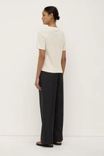 Assembly Label - June Silk Knit Tee, Cream