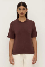 Assembly Label - June Silk Knit Tee, Espresso