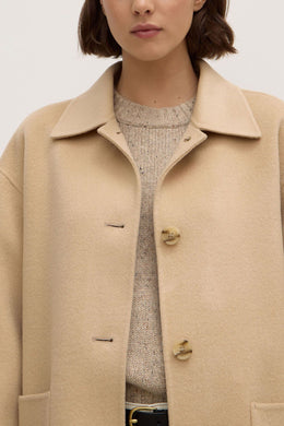 Assembly Label - Pierra Wool Coat, Fawn