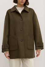 Assembly Label - Pierra Wool Coat, Spruce Marle