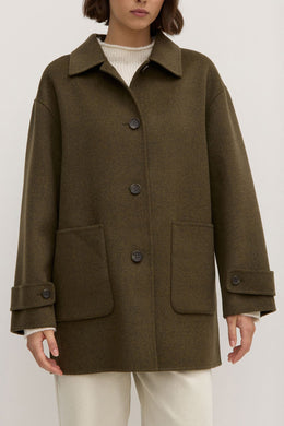 Assembly Label - Pierra Wool Coat, Spruce Marle