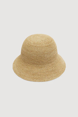 Assembly Label - Raffia Bucket Hat, Natural