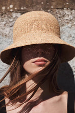 Assembly Label - Raffia Bucket Hat, Natural