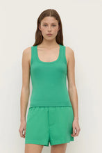 Assembly Label - Robyn Scoop Neck Rib Tank, Bright Green