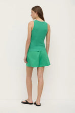 Assembly Label - Robyn Scoop Neck Rib Tank, Bright Green