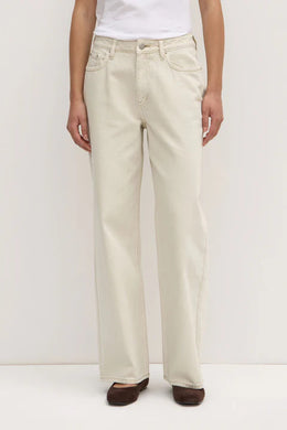 Assembly Label - Womens Relaxed Jeans, Chalk