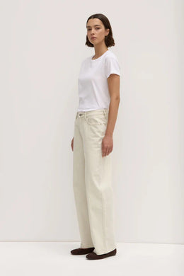 Assembly Label - Womens Relaxed Jeans, Chalk