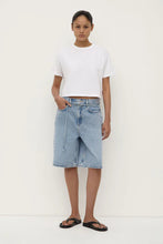 Assembly Label - Loose Fit Denim Short, Mid Stone Wash