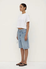 Assembly Label - Loose Fit Denim Short, Mid Stone Wash
