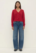 Assembly Label - Meri Knit Cardigan, Mulberry