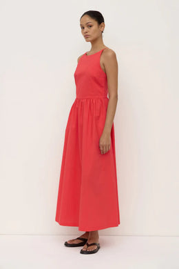 Assembly Label - Posie Midi Dress, Chilli