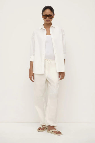 Assembly Label - Rooney Poplin Pant, White