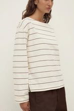 Assembly Label - Scout Longsleeve Tee, Cream/Mulberry