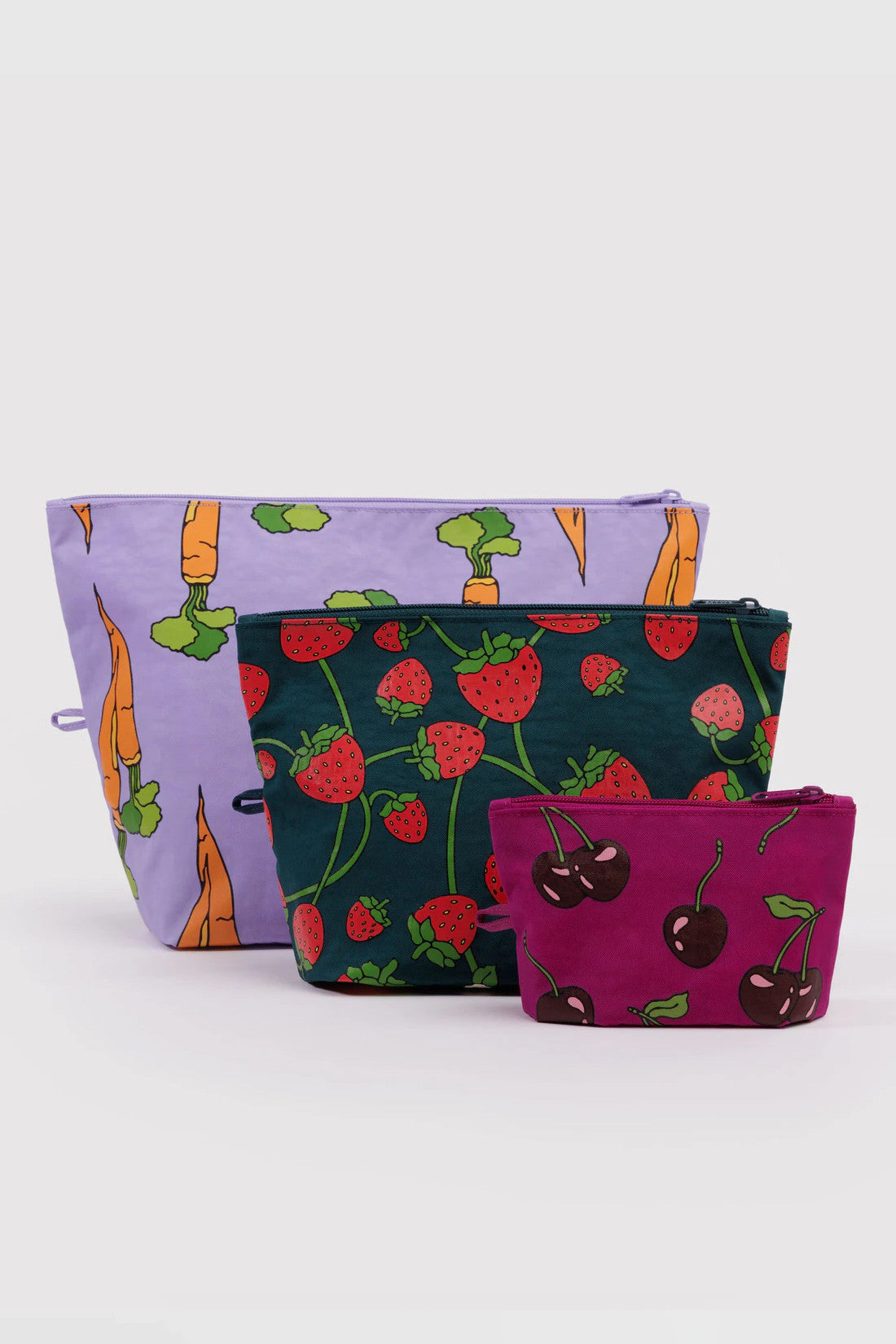 Baggu - Go Pouch Set, Carrots & Berries