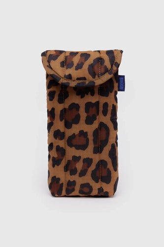 Baggu - Puffy Glasses Sleeve, Leopard