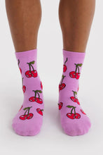 Baggu - Crew Sock, Cherries