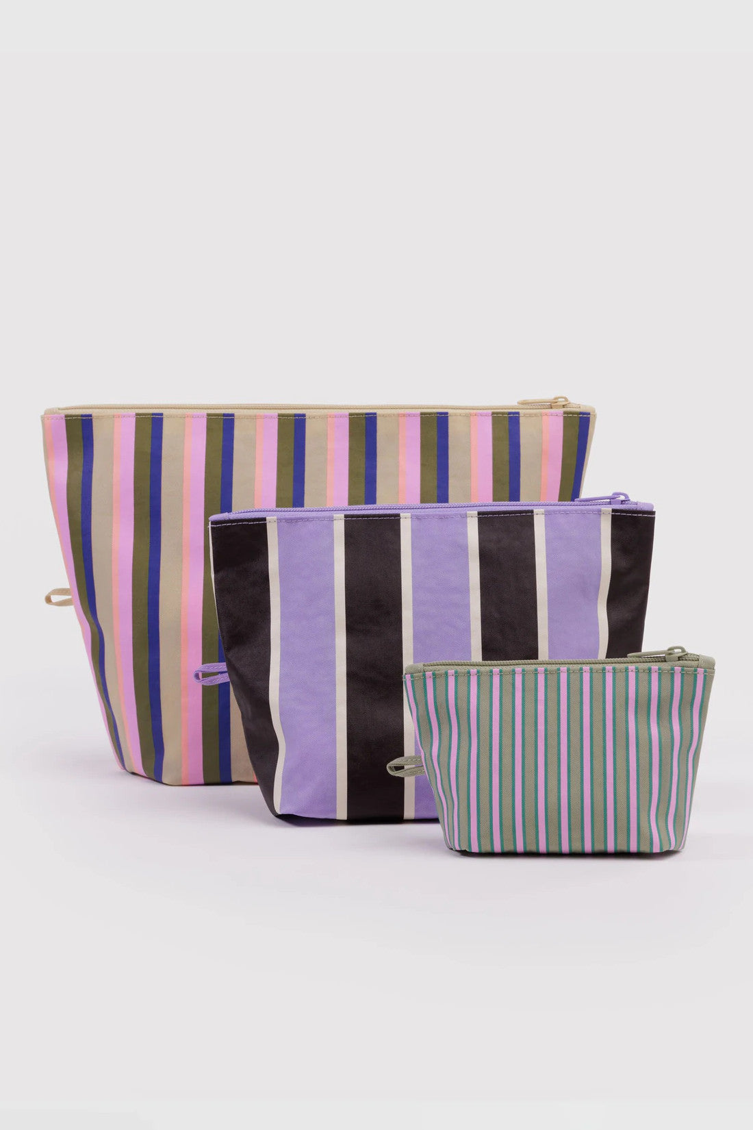 Baggu - Go Pouch Set, Candy Shop Stripes