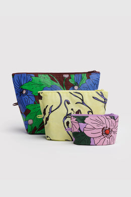 Baggu - Go Pouch Set, Poppy Mix