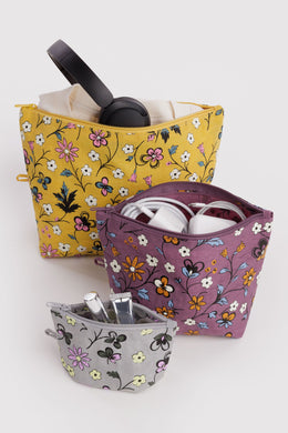 Baggu - Go Pouch Set, Wildwood Mix