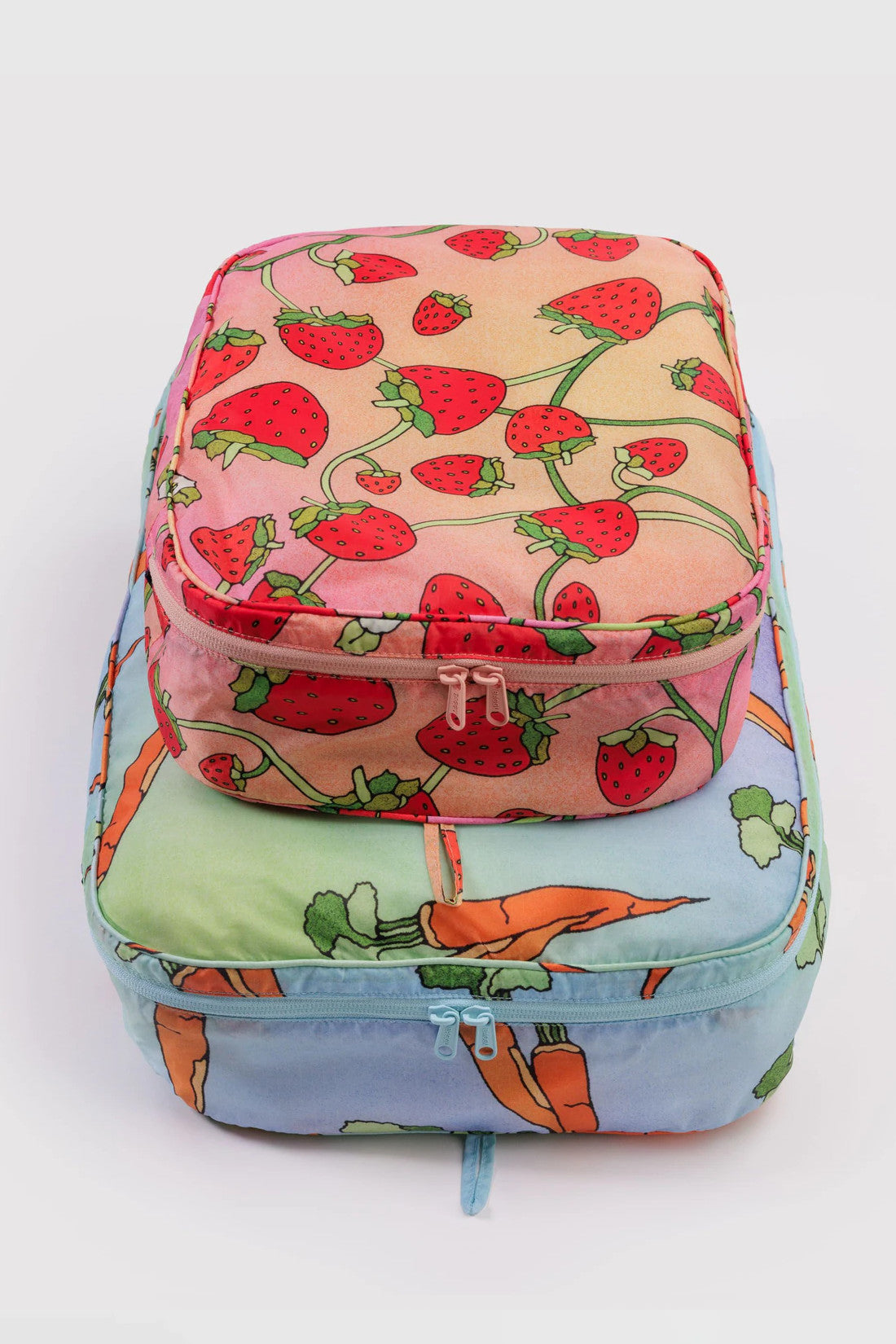 Baggu - Large Packing Cube Set, Carrots & Berries