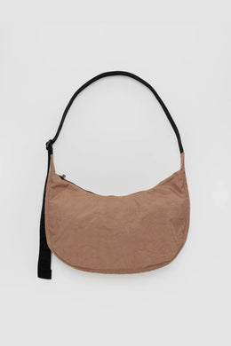 Baggu - Medium Nylon Crescent Bag, Cocoa