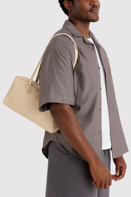 Baggu - Nylon Bowler Bag, Custard