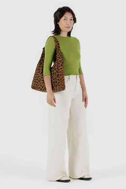 Baggu - Nylon Shoulder Bag, Leopard