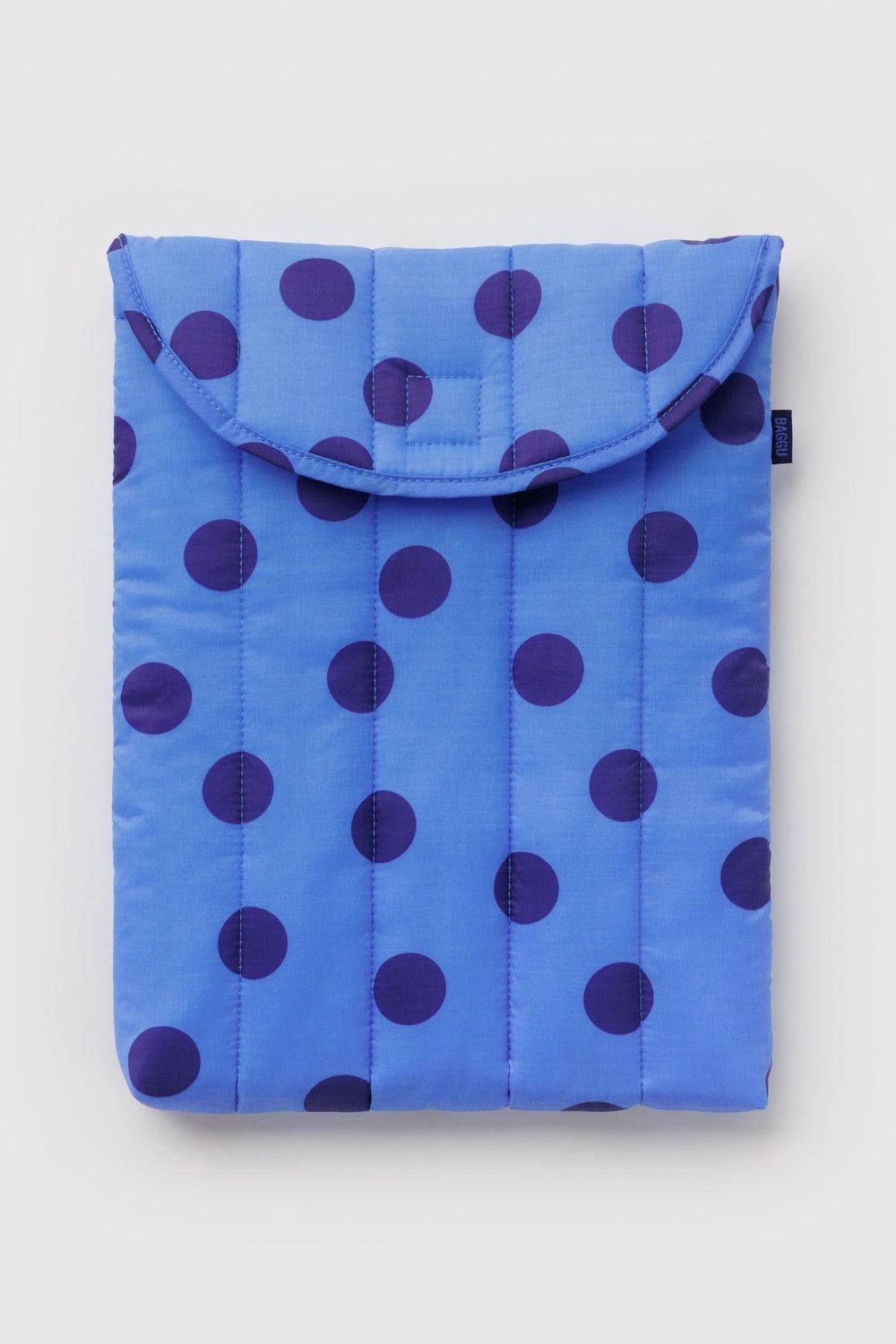 Baggu - Puffy Laptop Sleeve 13"/14", Blue Polka Dot