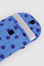 Baggu - Puffy Laptop Sleeve 16”, Blue Polka Dot
