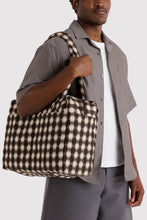 Baggu - Small Cloud Carry-On, Blurred Gingham Brown