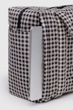 Baggu - Small Cloud Carry On, Black / White Gingham