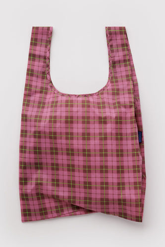 Baggu - Standard Baggu, Azalea Pink Tartan