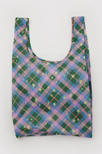 Baggu - Standard Baggu, Green Star Plaid
