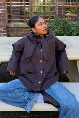 Ruby - Bailey Hooded Jacket, Espresso