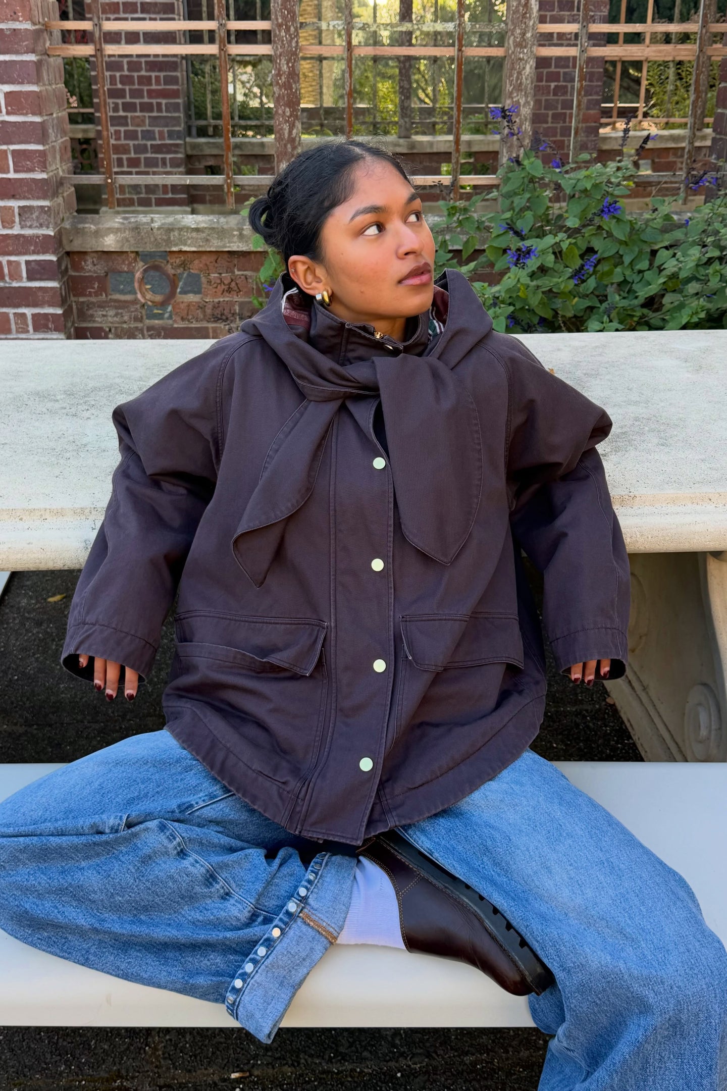 Ruby - Bailey Hooded Jacket, Espresso