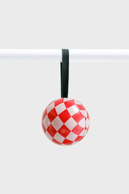 Lettuce - Hanging Bauble, Pink Check